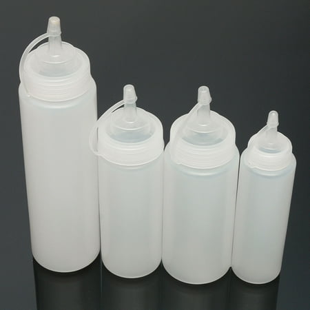 8-24oz Plastic Squeeze Bottle Condiment Dispenser for Ketchup Mustard Sauce Good 8-24oz Plastic Squeeze Bottle Condiment Dispenser for Ketchup Mustard Sauce Good